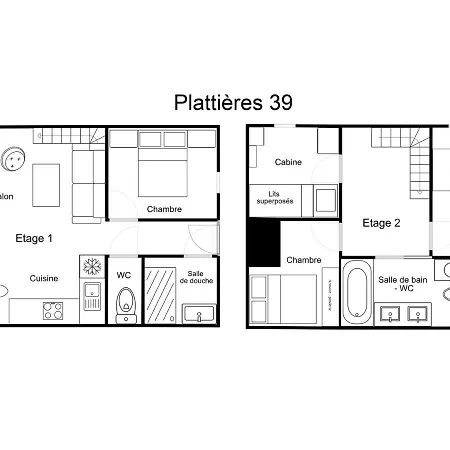Superbe Duplex Renove 3* - Lumineux, Skis Aux Pieds - 8 Pers, 62m², 5 Pieces, Balcon Sud - Fr-1-182-254